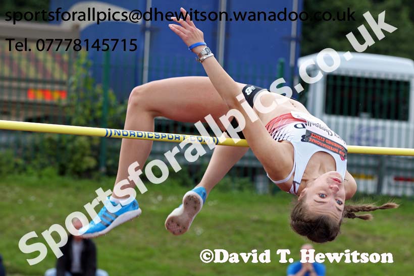 Womens high jump, EAP International Combined Events, Hexham Northumberland. Photo: David T. Hewitson/Sports for All Pics